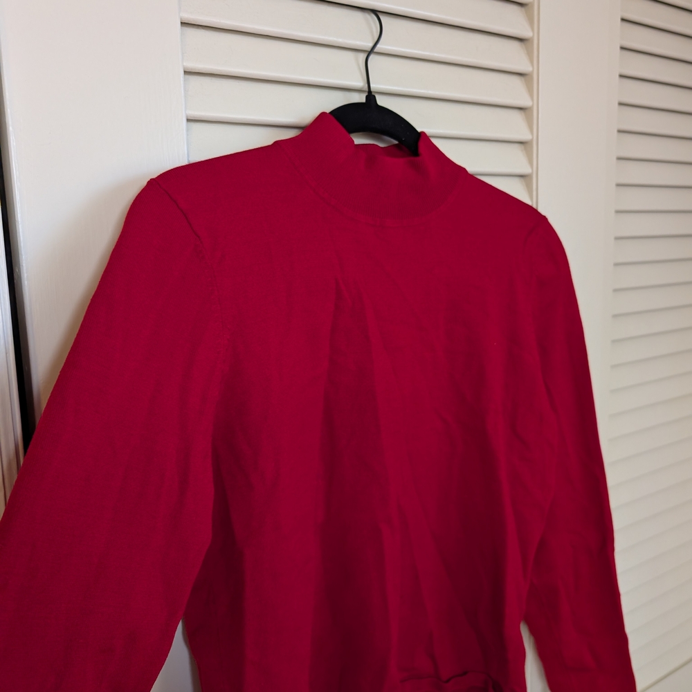 Pendleton Vibrant Red Knit Top - image 2